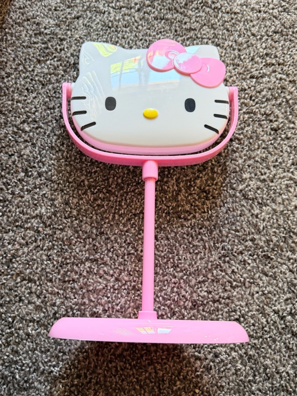 Hello Kitty Pink and White Standing Mirror Toy